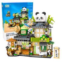 Panda Blocks 860 el. dekoratyvinis sulankstomas modelis