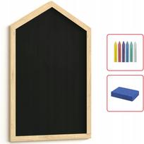 Magnetinė lenta HOUSE, juoda, XL, su kreida
