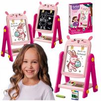 Dvipusė piešimo lenta vaikams Rabbit Creative su priedais