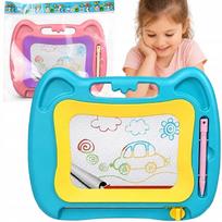 Spalvota magnetinė piešimo lenta su rašikliu MAGIC DRAWING BOARD, edukacinė