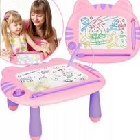 Magnetinė piešimo lenta vaikams 2in1 MAGIC DRAWING BOARD