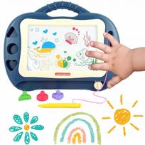 Magnetinė piešimo lenta su spalvotais antspaudais