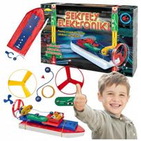 Elektronikos konstruktorius SECRETS OF ELECTRONICS: elektrinis laivas, edukacinis rinkinys