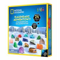 Advento kalendorius NATIONAL GEOGRAPHIC su 24 akmenimis ir mineralais, 2026