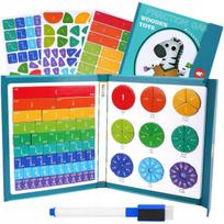 Magnetinė mokomoji trupmenų lenta vaikams Montessori