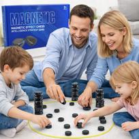 Magnetinis strateginis žaidimas su 90 kamuoliukų ir magnetinių akmenų, šachmatų lenta