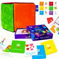 Stalo žaidimas vaikams „Activity Cube“, 48 kortelės, nuo 4 metų