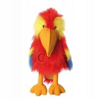 Lėlė rankinė PARROT ARA 65 cm, SCARLET MACAW 3104, Puppet Company