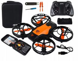 Dronas su Full HD kamera, Wi-Fi, akrobatika, dėklu ir baterijos dangteliu