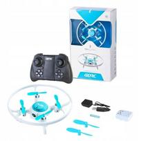 Mini dronas su LED, atsarginiais sraigtais ir nuotolinio valdymo pultu