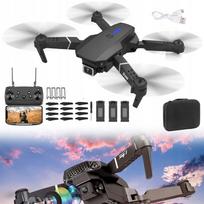 Dronas su 4K kamera, pradedantiesiems, 3 baterijos, RC quadkopteris