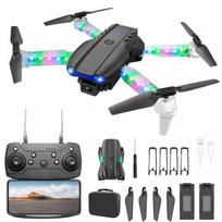 Sulankstomas dronas vaikams su 2 kameromis, WiFi, 2 baterijomis (1800 mAh), LED
