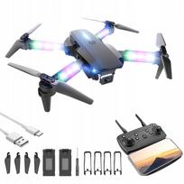 Dronas DRONE PRO su WiFi, 2 HD LED kameromis, 2 baterijomis (1800mAh) ir nuotolinio valdymo pultu