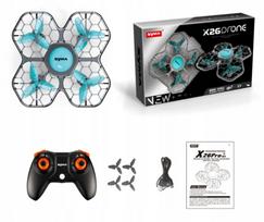 Dronas SYMA X26 PRO su LED, WiFi, kliūčių vengimu, didelė baterija