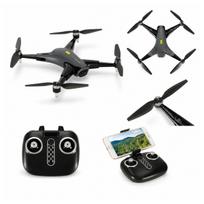 RC dronas su Wi-Fi kamera, 2.4 GHz, 4 kanalų, juodas ir pilkas, su giroskopu