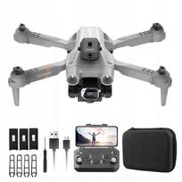 Žaislinis dronas K9 su 4K HD kamera, kliūčių vengimu, sulankstomas, 3 baterijos