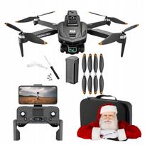 Dronas su 8K kamera, 5G WiFi, GPS, C0, valdymas nuotoliniu pultu, veikimo atstumas 3000 m