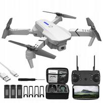Sulankstomas dronas su 4K kamera, WiFi, 100 m nuotoliu ir 3 baterijomis