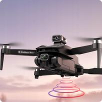 Dronas su kamera, WiFi 5G, GPS, nuotolinis valdymas, veikimo nuotolis apie 3000 m
