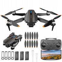 Sulankstomas dronas S91 su dviem Wi-Fi FPV kameromis ir bešepetėliu varikliu, veikimo nuotolis 100 m