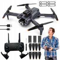 Sulankstomas dronas su 720P kamera, FPV, 360° kliūčių vengimu, 150 m nuotolis, su baterijomis