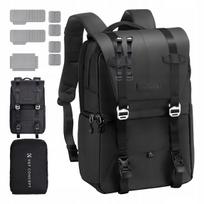 K&F Concept 20 l foto kuprinė dronui, nešiojamam kompiuteriui ir fotoaparatui su uždangalu