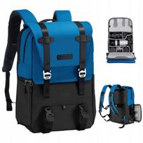 Foto kuprinė K&F Concept Urban Wander 01, 20 l, mėlyna
