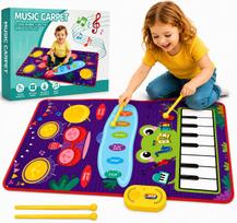 Muzikinis kilimėlis vaikams, interaktyvus pianinas su garso įrašymu