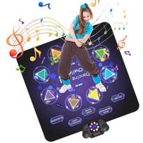 Interaktyvus Bluetooth šokių kilimėlis su 8 LED šviesomis ir muzika