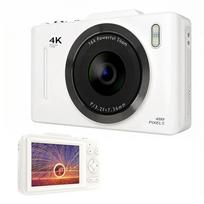 Skaitmeninis fotoaparatas 4K 48MP, 16x priartinimas, su makro režimu, 32GB kortele, lengvas ir kompaktiškas