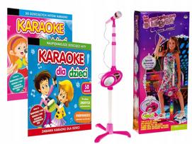 Karaokės rinkinys vaikams su DVD ir mikrofonu (lenkų k.)