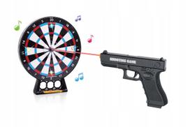 Lazerinis pistoletas su 20 cm taikiniu