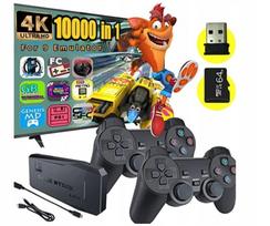 Retro žaidimų konsolė su HDMI, 64GB, 2 belaidžiai pulteliai, 20 000 žaidimų