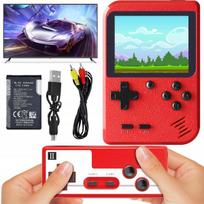 Nešiojama mini retro žaidimų konsolė, 2 žaidėjams, 500 žaidimų, 3" ekranas, AV jungtis