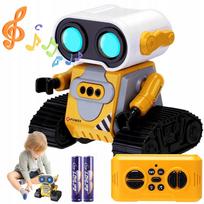 Interaktyvus robotas EMO su gestais, muzika, šokiais ir LED apšviestomis akimis