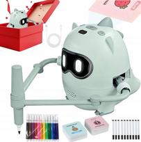 Piešimo robotas vaikams, edukacinė 100 kortelių rinkinys