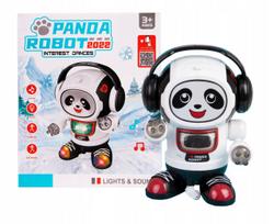 Robotas panda su ausinėmis