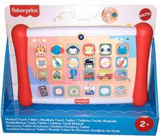 Interaktyvus edukacinis Fisher Price raudonas planšetinis kompiuteris vaikams su garsu
