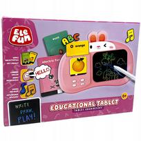 Vaikiškas edukacinis planšetinis kompiuteris Elefun, rožinis