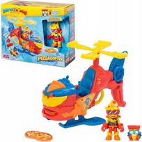 Žaislinis sraigtasparnis SUPERTHINGS Pizzacopter su figūrėle