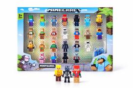 Minecraft figūrėlių rinkinys, 24 vnt. su priedais