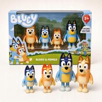 Bluey šeimos figūrėlių rinkinys vaikams nuo 3 metų
