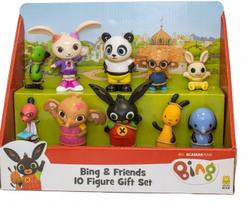 Žaislinių figūrėlių rinkinys RABBIT BING SULA FLOP COCO, 10 vnt., dideli