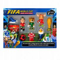 FIFA World Cup 2026 kolekcinės figūrėlės, 8 vnt. + 8 futbolo kortelės