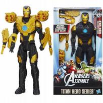 Didelis figūrėlė HASBRO Iron Man Buster su šaudymo paleidėju, TITAN HERO serija