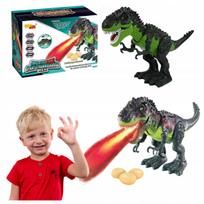 Interaktyvus dinozauras su ugnies efektais, deda kiaušinius, juda, šviečia ir skleidžia garsus