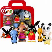 Figūrėlių rinkinys BING AND FRIENDS, 6 vnt.: Bing, Sula, Pando, Flop, Charlie, Amma