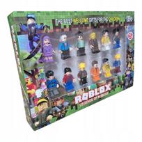 Roblox legendų figūrėlių rinkinys, 5 cm, 12 vnt. su padėkliukais ir priedais