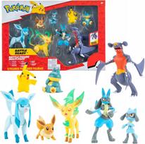 Pokemon figūrėlių rinkinys, 8 vnt., BATTLE READY MULTI-PACK, Pikachu, Lucario, PKW2633