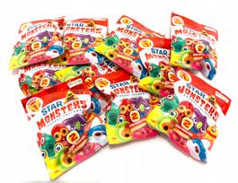 Star Monsters kišeninių monstrų rinkinys, 20 figūrėlių ir 20 lipdukų, 1 serija, Magic Box